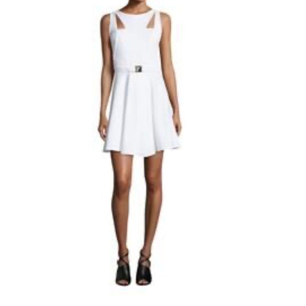 VERSACE White Sleeveless Dress
